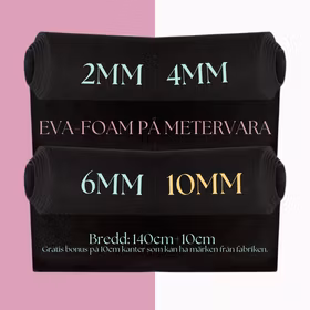 EVA FOAM 10MM SVART