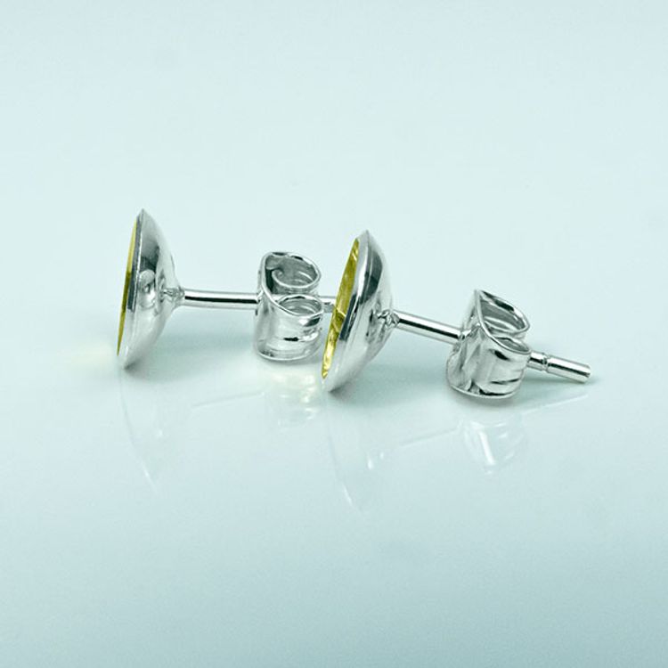 Silver earrings - Gold plating