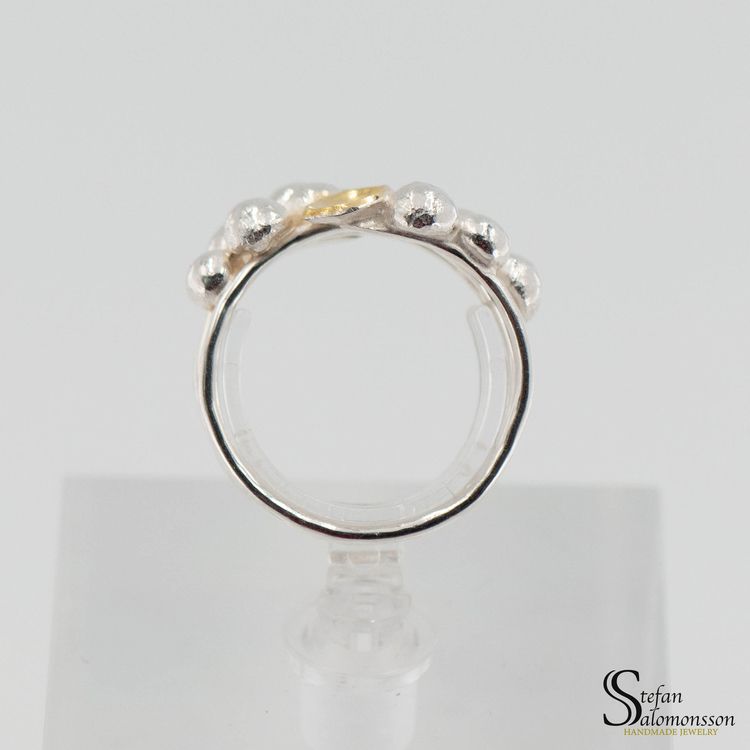 Silverring: Guldpläterad