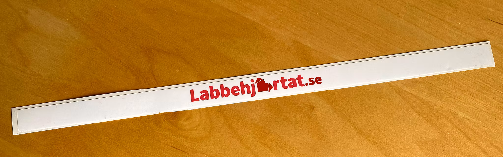 Dekal för registreringsskylt