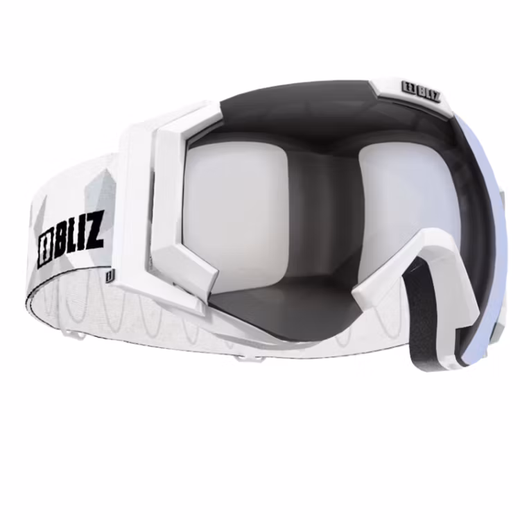 Bliz Carver Smallface Vit Spegel