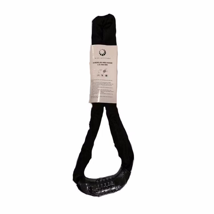 Bike Attitude Kättinglås med kod 6x900mm