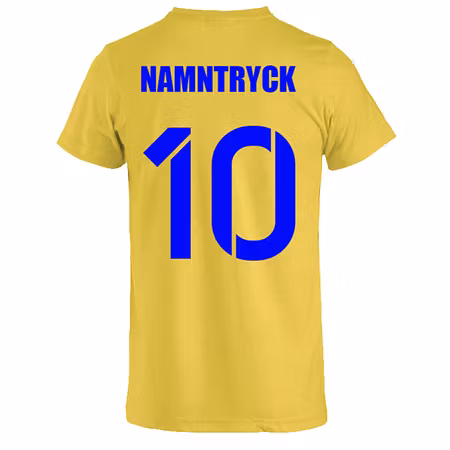 Sverige T-Shirt Gul Sr