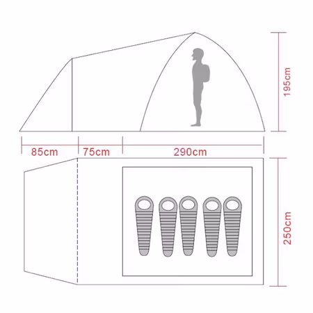 Oregon Trail Tält Ekön 5