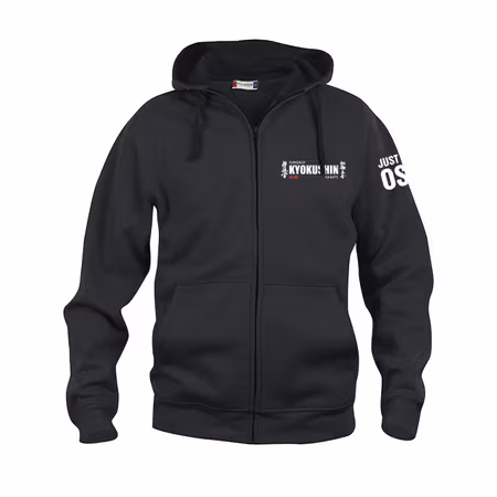 KyoKushin Karate Clique Basic Hood Zip Dam
