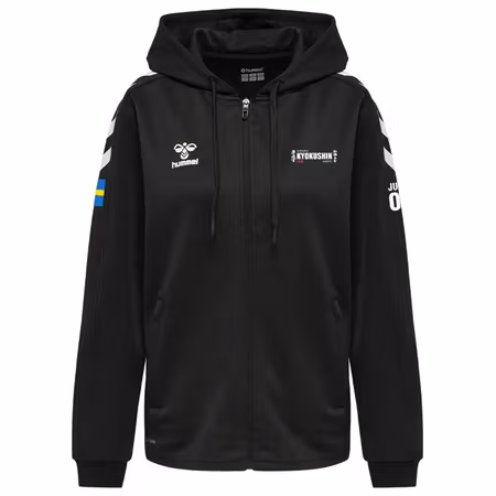 KyoKushin Karate Hummel Full Zip Poly Hood Dam