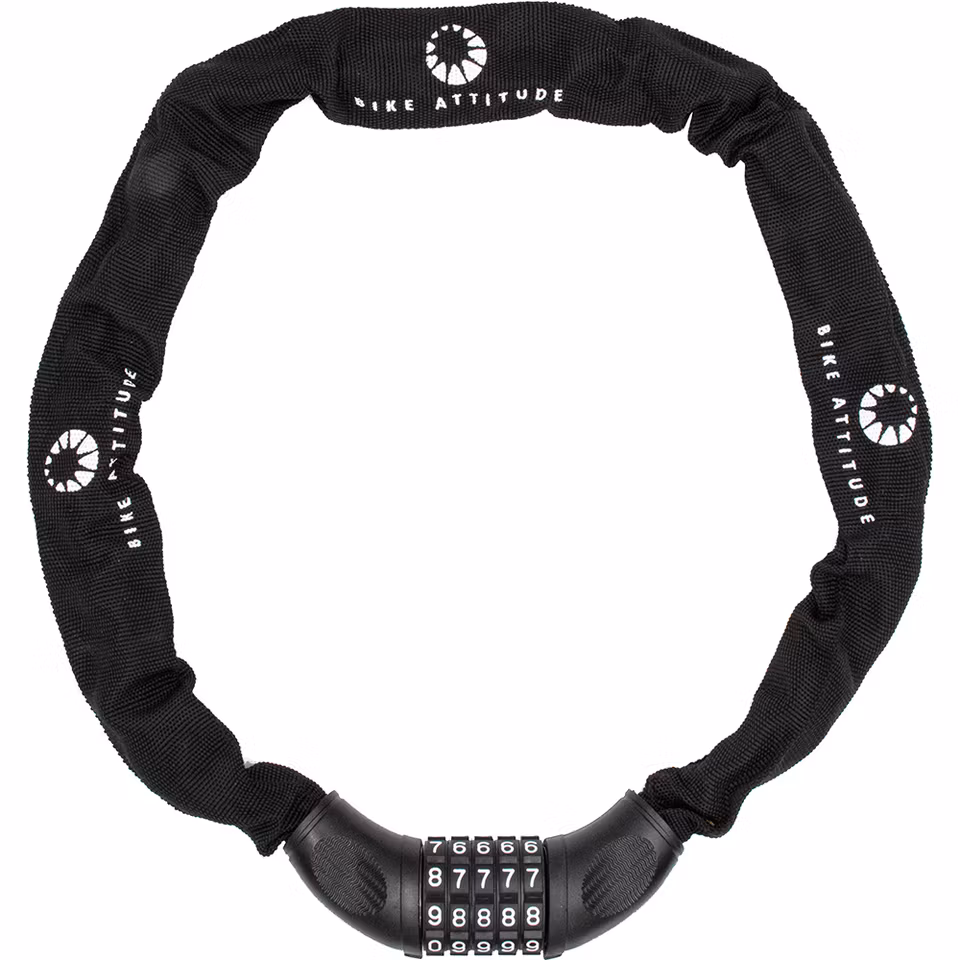 Bike Attitude Kättinglås med kod 6x900mm