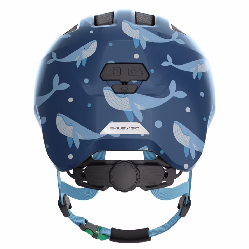 Abus Smiley 3.0 Cykelhjälm Jr Blue Whale