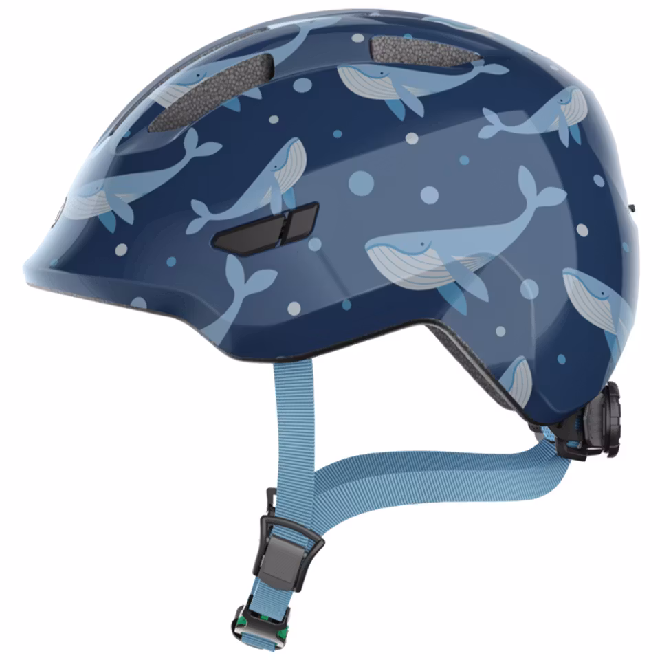 Abus Smiley 3.0 Cykelhjälm Jr Blue Whale