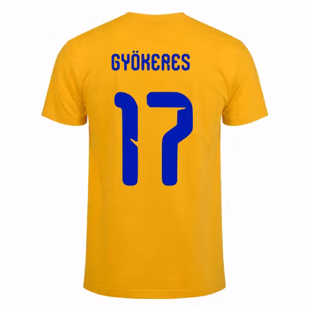 Sverige T-Shirt Gul Sr