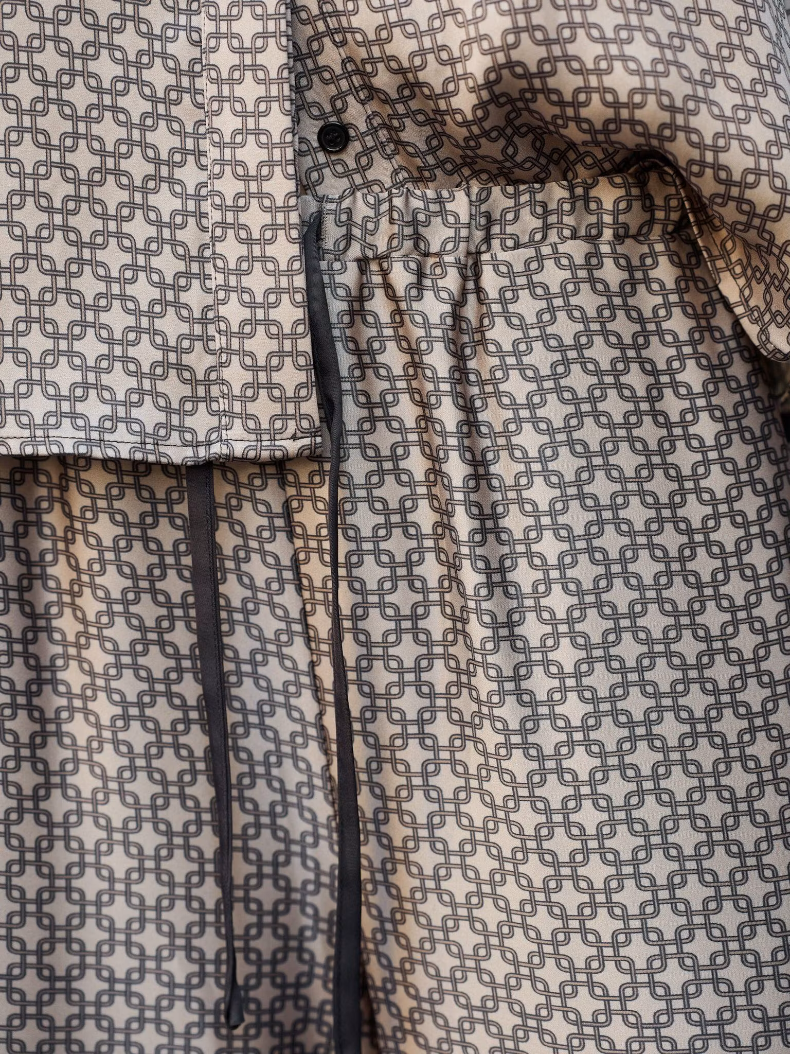 Neo Noir - Sora Pattern Pants (Beige)