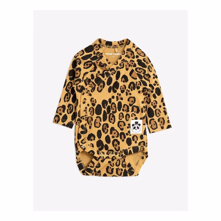 Mini Rodini - Basic Leopard Wrap Body Beige