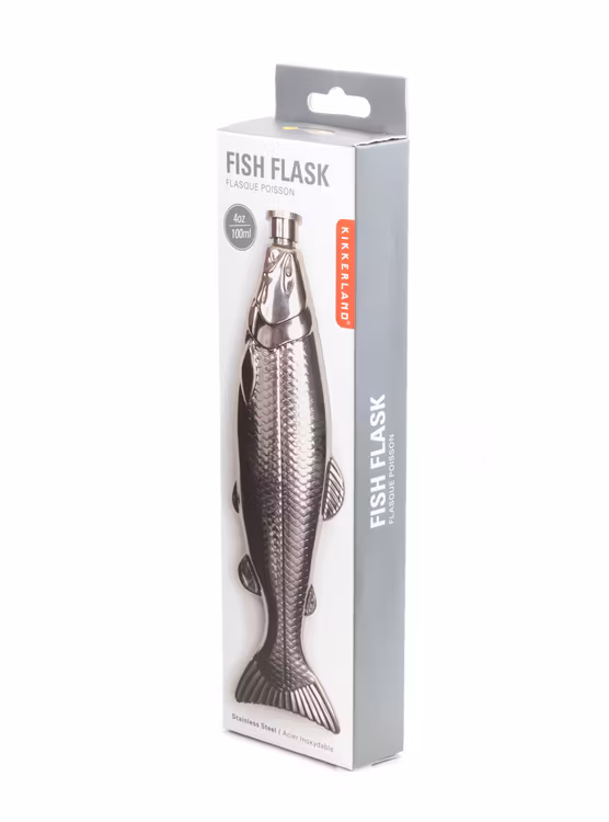 Kikkerland - Fish Flask