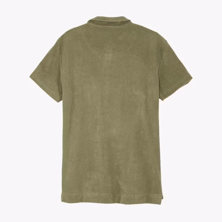 Khaki Polo Terry Shirt