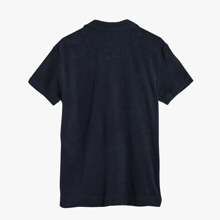 Navy Polo Terry Shirt