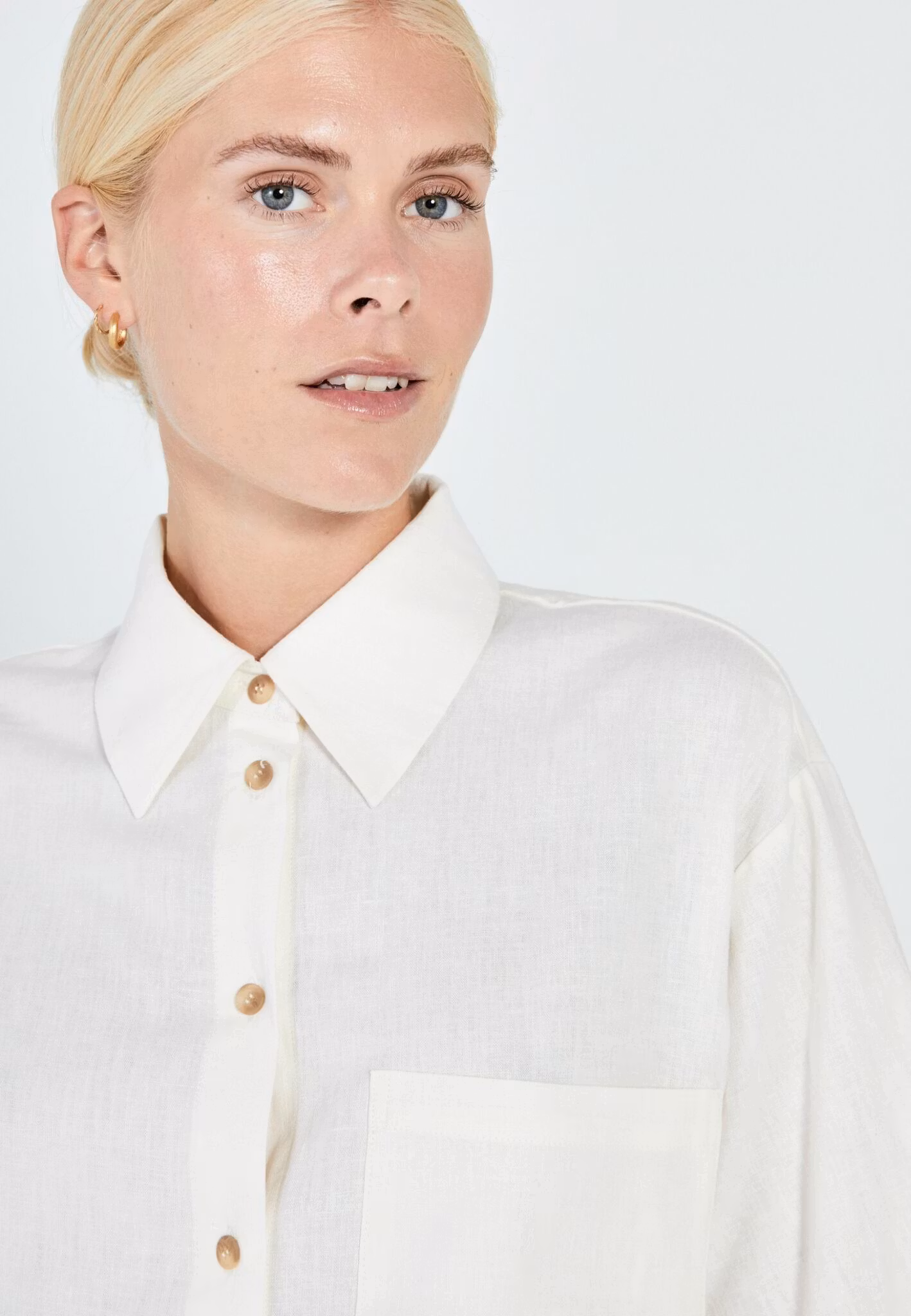 NORR - Esma Short Shirt (Offwhite)
