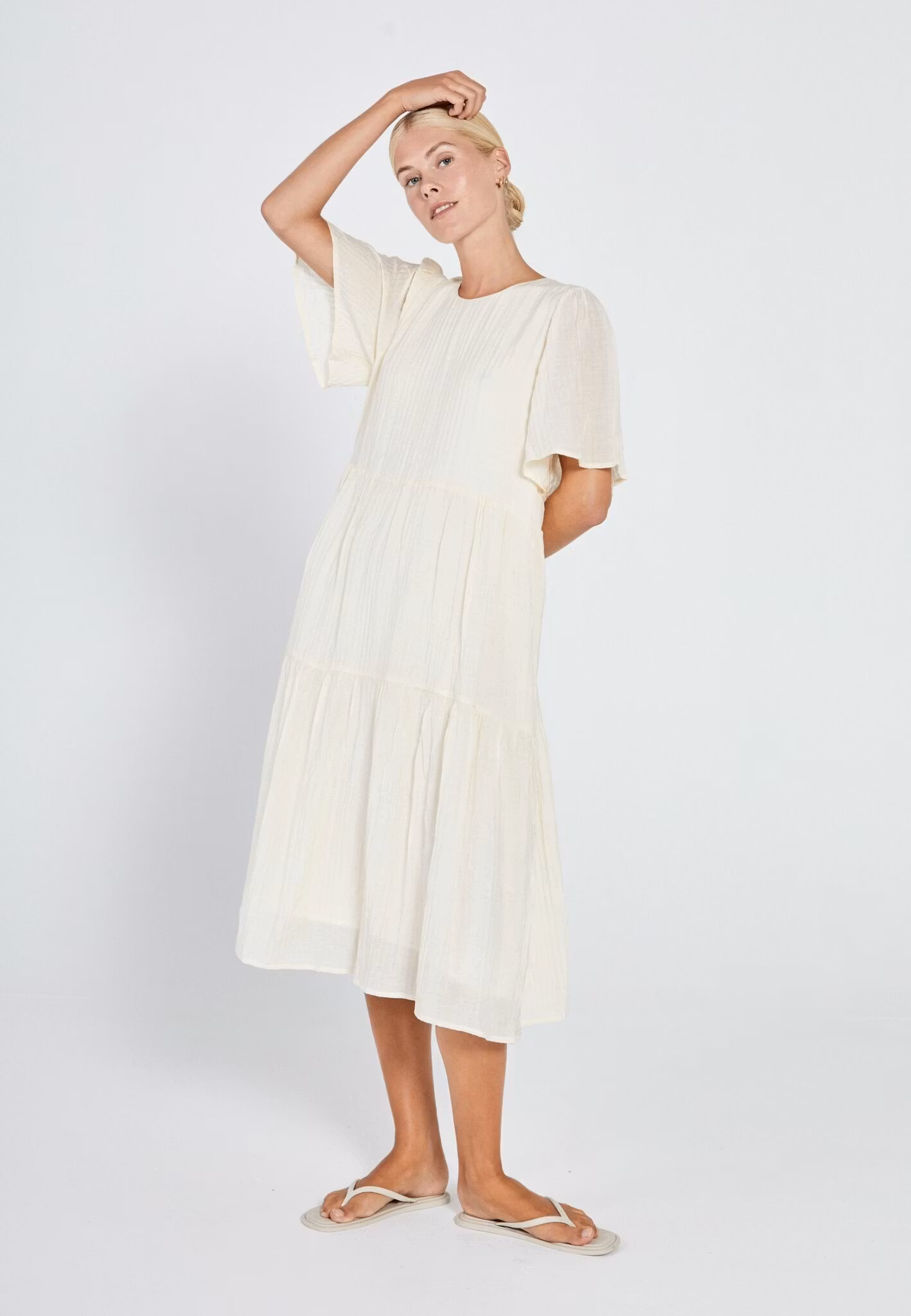 NORR - Tamara Midi Dress (Offwhite)