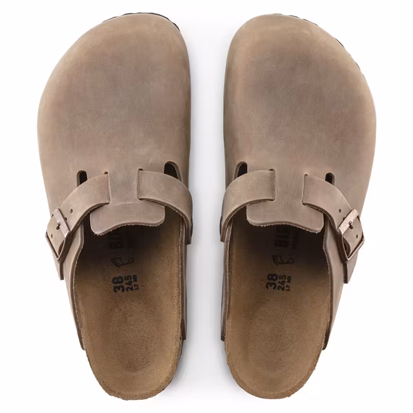 Birkenstock - Boston Oiled Leather, Tobacco Brown