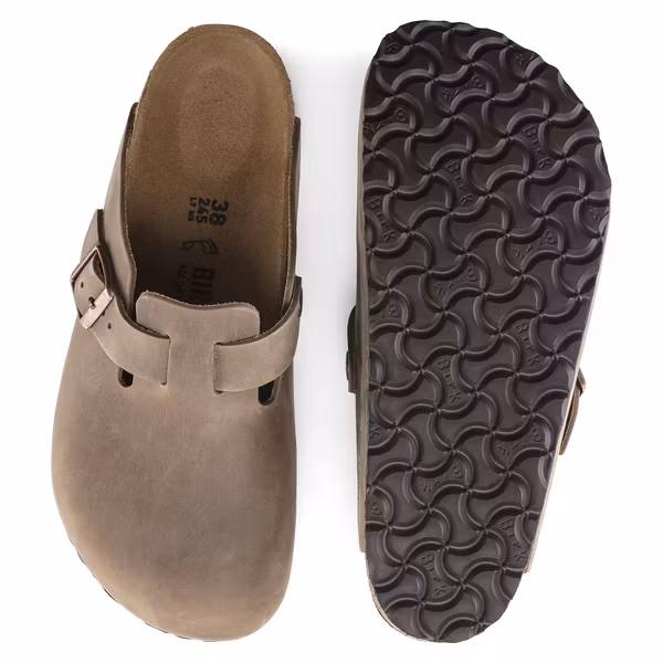 Birkenstock - Boston Oiled Leather, Tobacco Brown