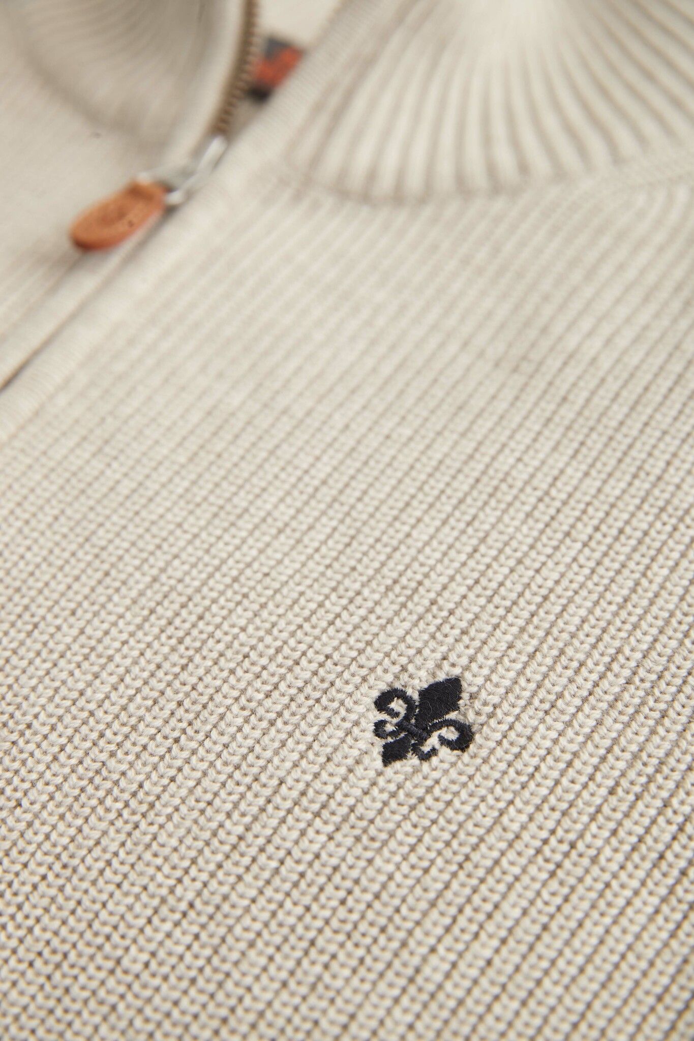 Morris - Bernard Half Zip, Khaki