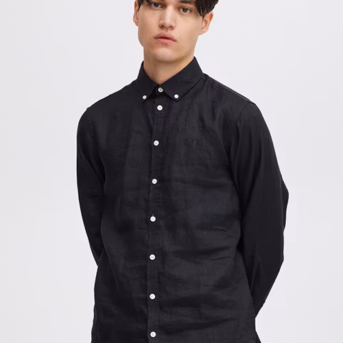 CF - Anton BD LS Linen Shirt, Navy
