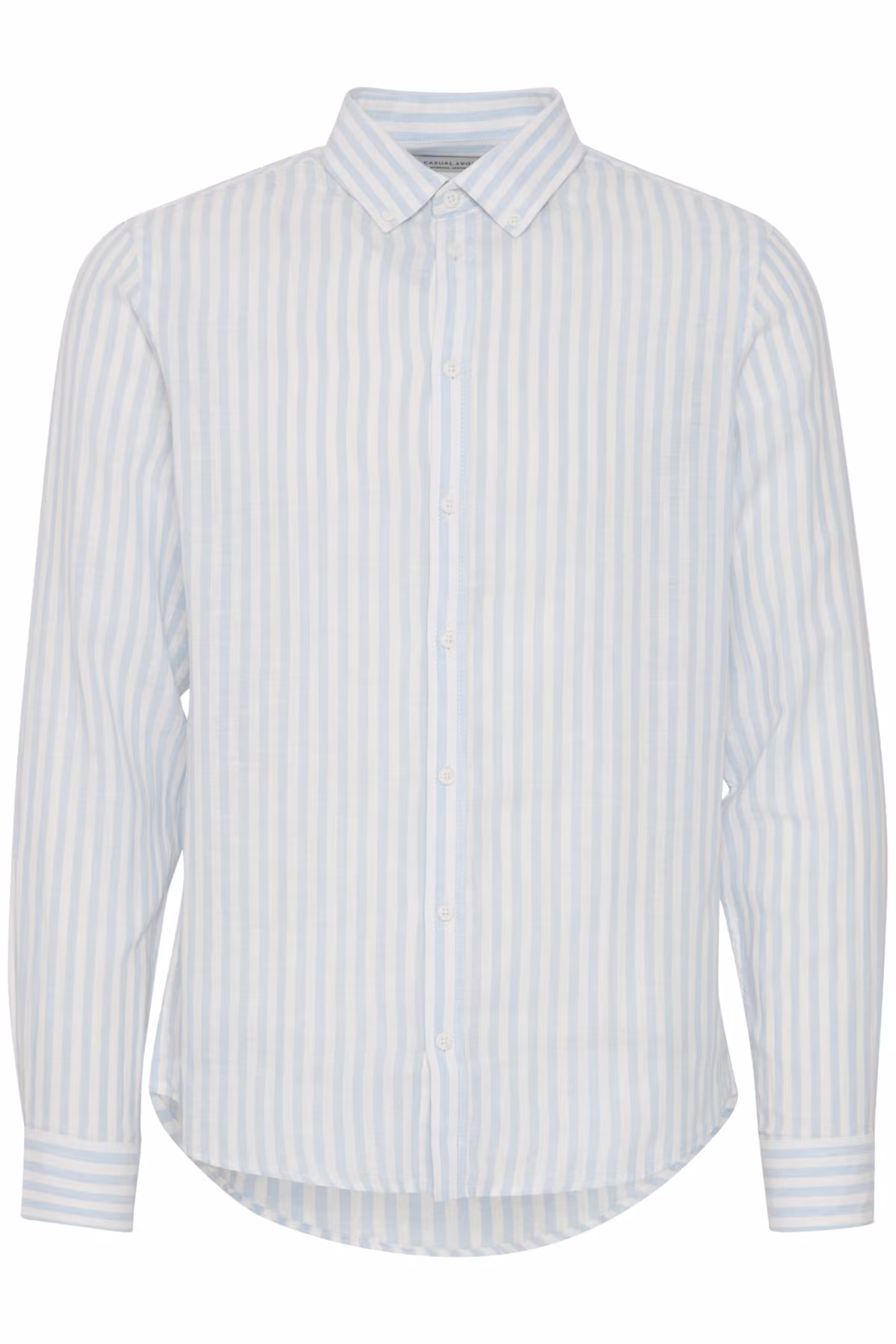CF - Anton LS BD Striped Linen Mix Shirt (Chambray Blue)