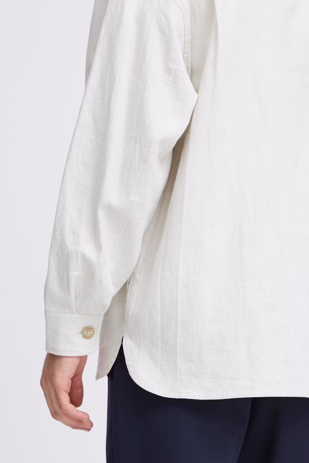CF - August Linen Mix Overshirt (Light Sand)