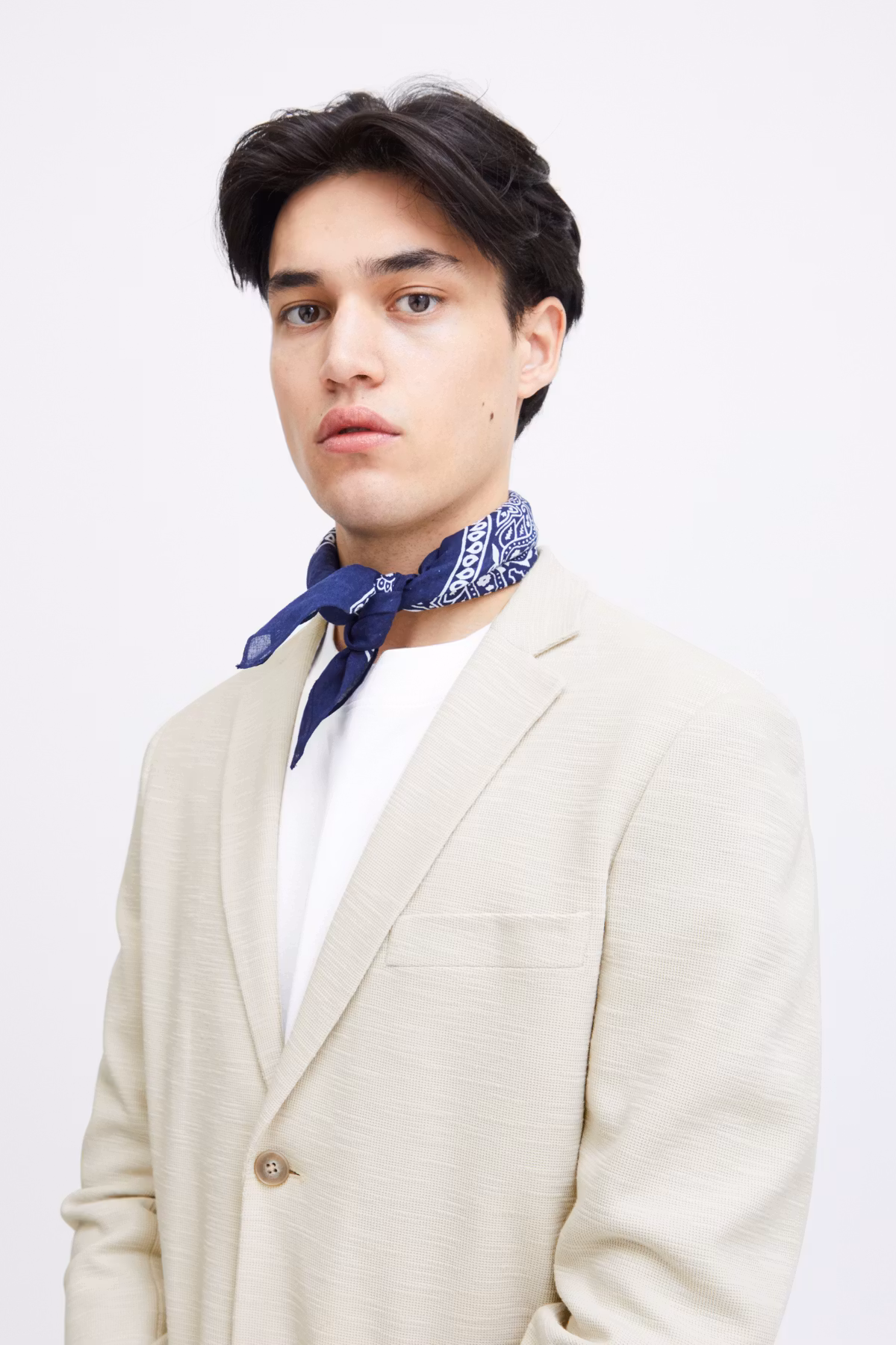 CF - Bille Slub Yarn Blazer (Stone)