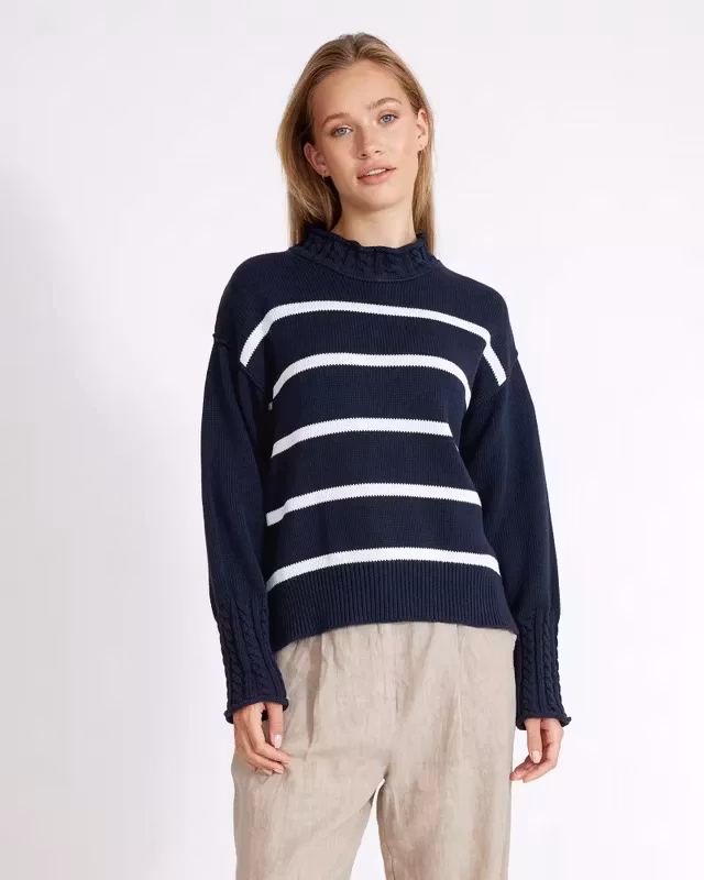 Holebrook - Ester Crew (Navy/ White)