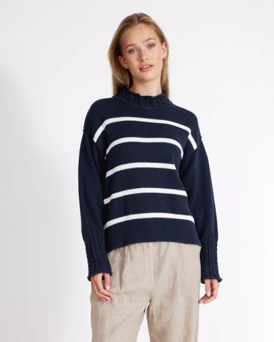 Holebrook - Ester Crew (Navy/ White)