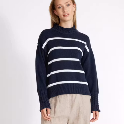 Holebrook - Ester Crew (Navy/ White)