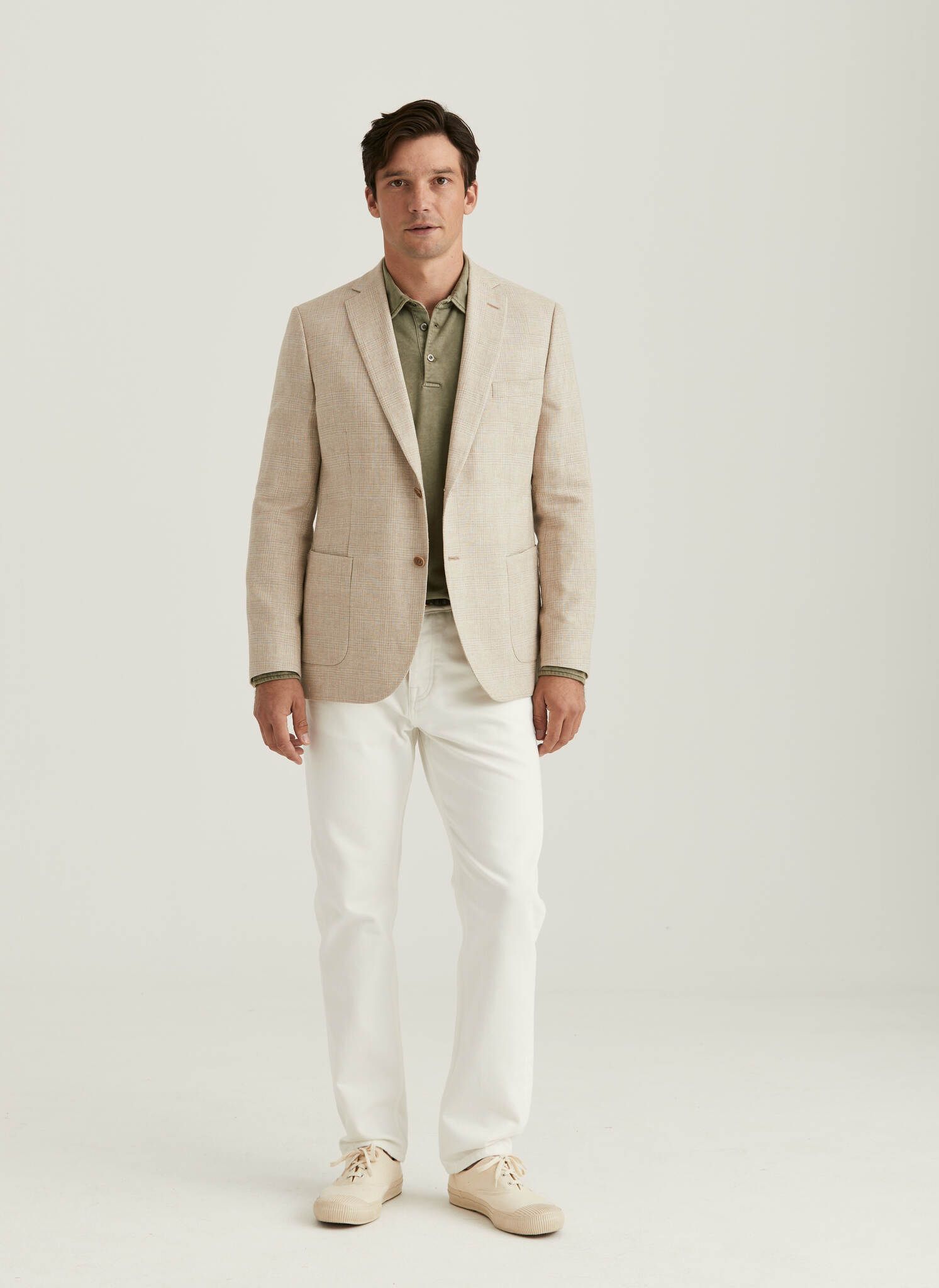 Morris - Archie Glencheck Jkt, Khaki
