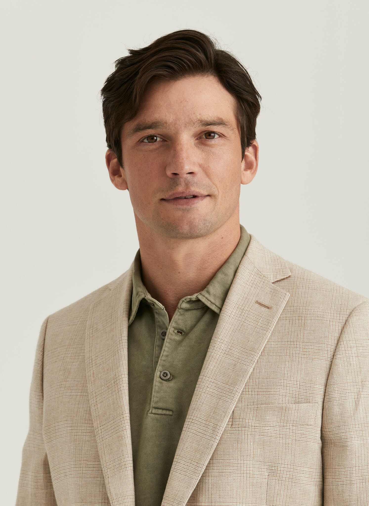 Morris - Archie Glencheck Jkt, Khaki
