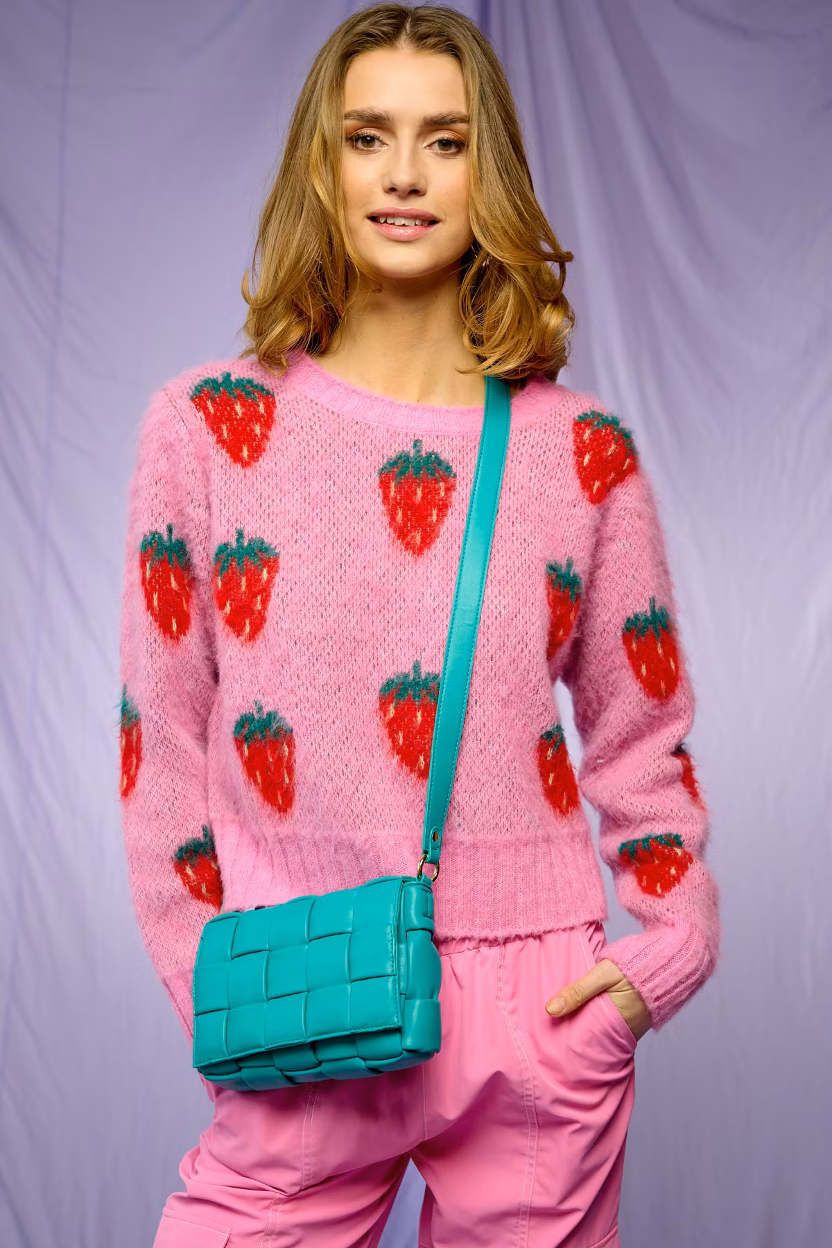 Noella - Brick Bag, Aqua