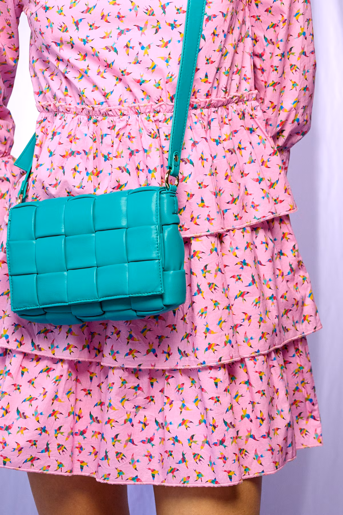Noella - Brick Bag, Aqua