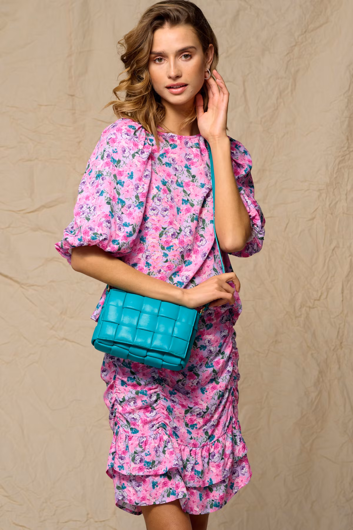 Noella - Brick Bag, Aqua
