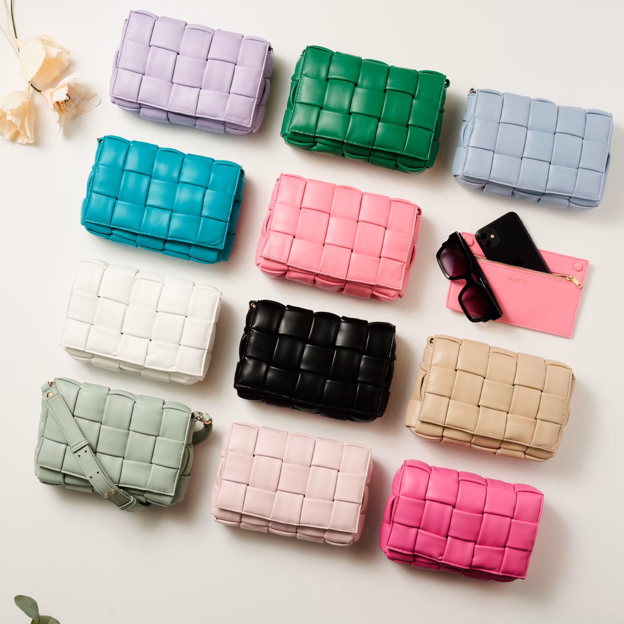 Noella - Brick Bag, Bright Green