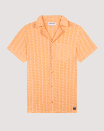 Maison Labiche - Devoured Terry Cloth Germain Shirt, Melon