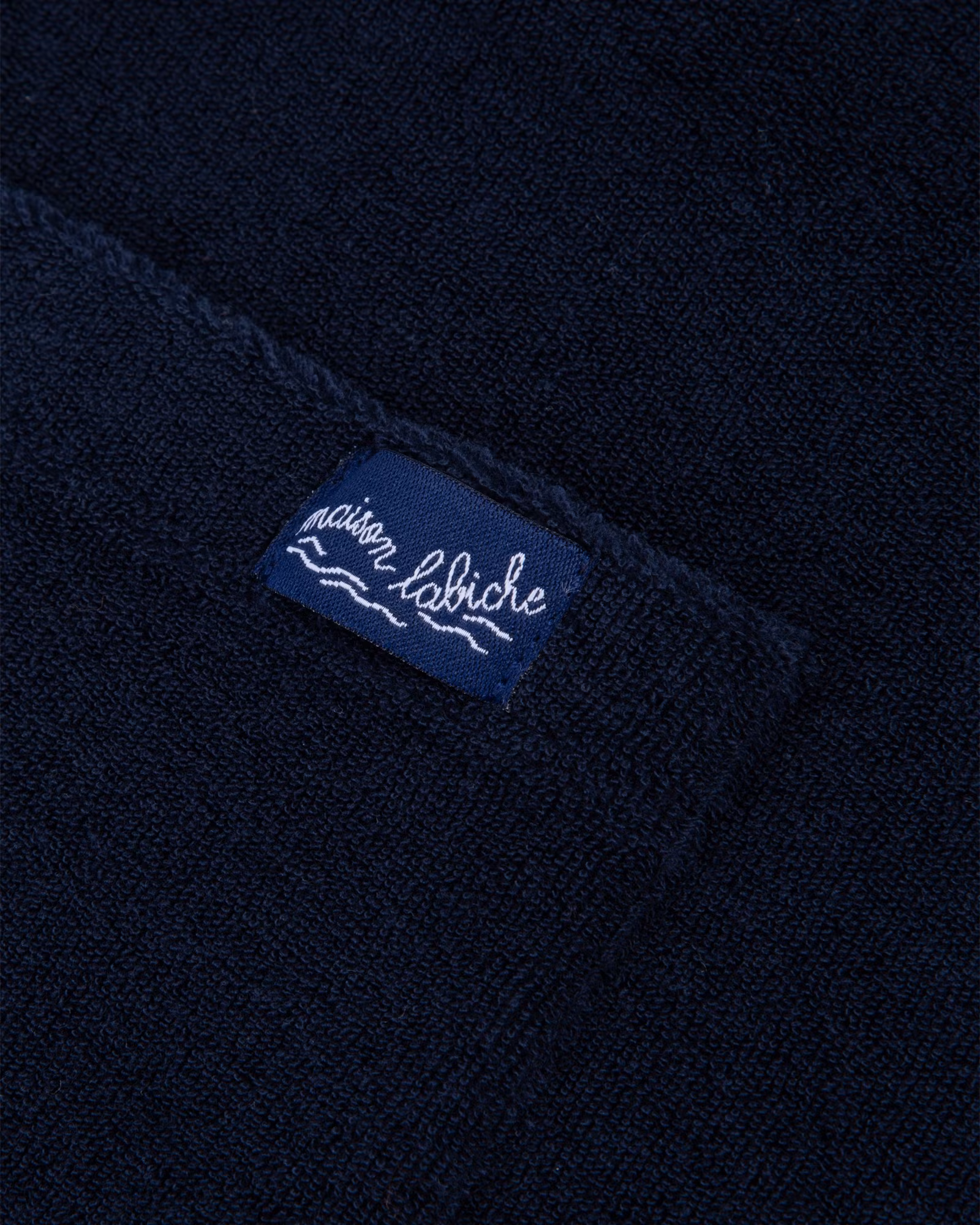 Maison Labiche - Devoured Terry Cloth Germain Shirt, Dk Navy