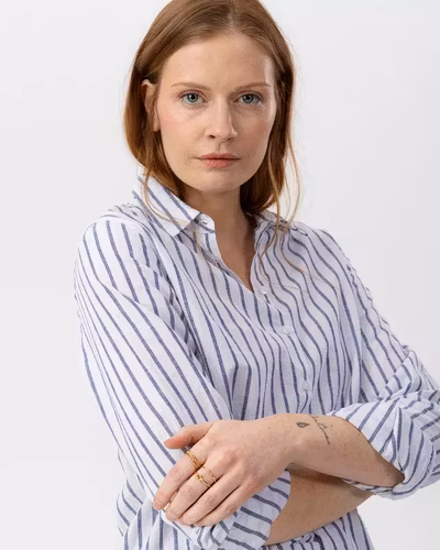 Holebrook - Bettan Shirt (White/ Navy)