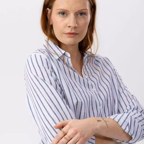 Holebrook - Bettan Shirt (White/ Navy)