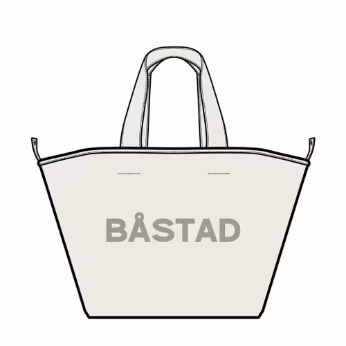 Peca - Båstad Canvas Beach Bag (Offwhite)
