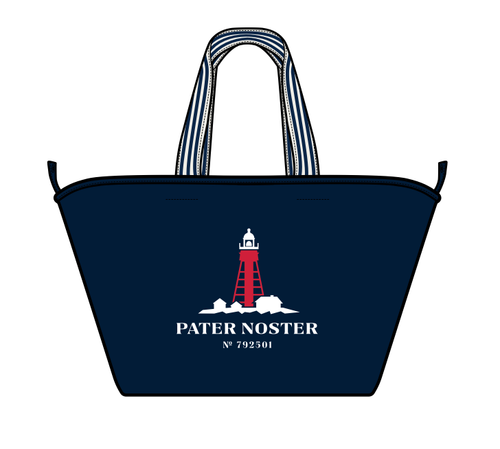 Peca - Pater Noster Canvas Beach Bag (Navy)