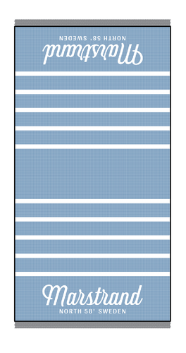Peca - Marstrand Fouta Beach Towel (Royal Blue)