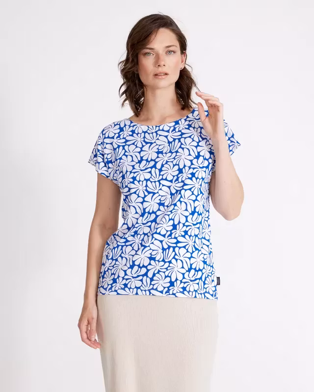 Holebrook - Asta Capsleeve (Surf Blue/ White)