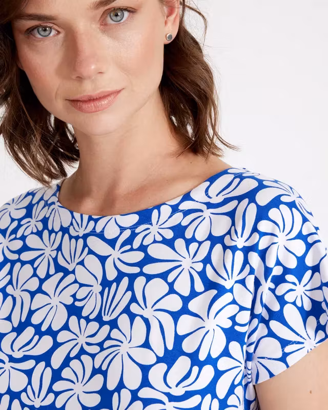 Holebrook - Asta Capsleeve (Surf Blue/ White)