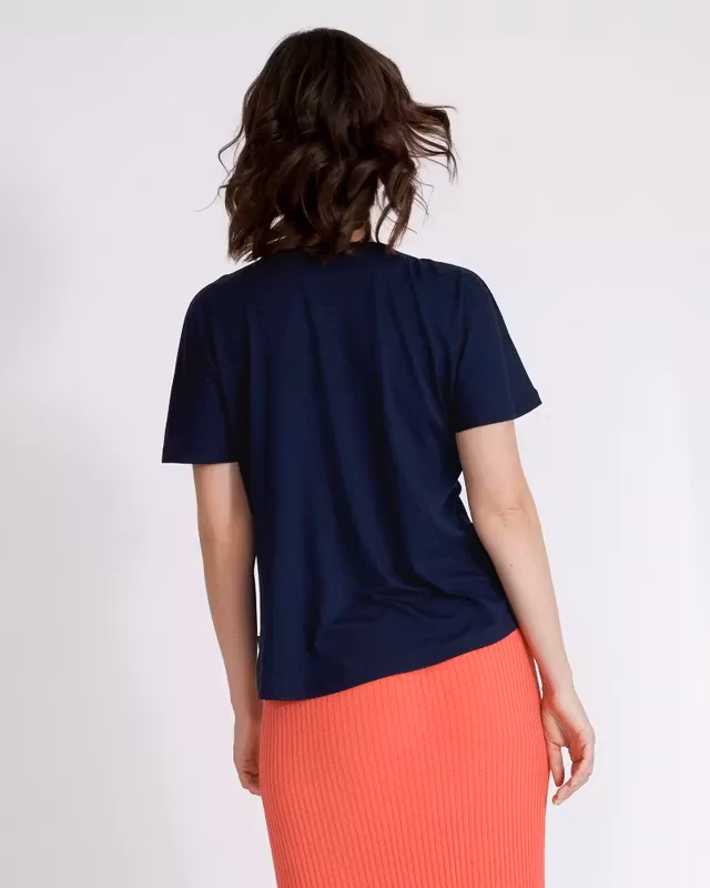Holebrook - Asta V-Neck Top (Navy)