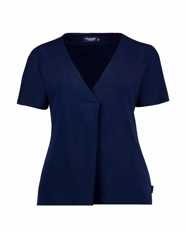 Holebrook - Asta V-Neck Top (Navy)