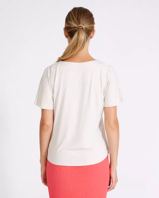 Holebrook - Asta V-Neck Top (Sand)