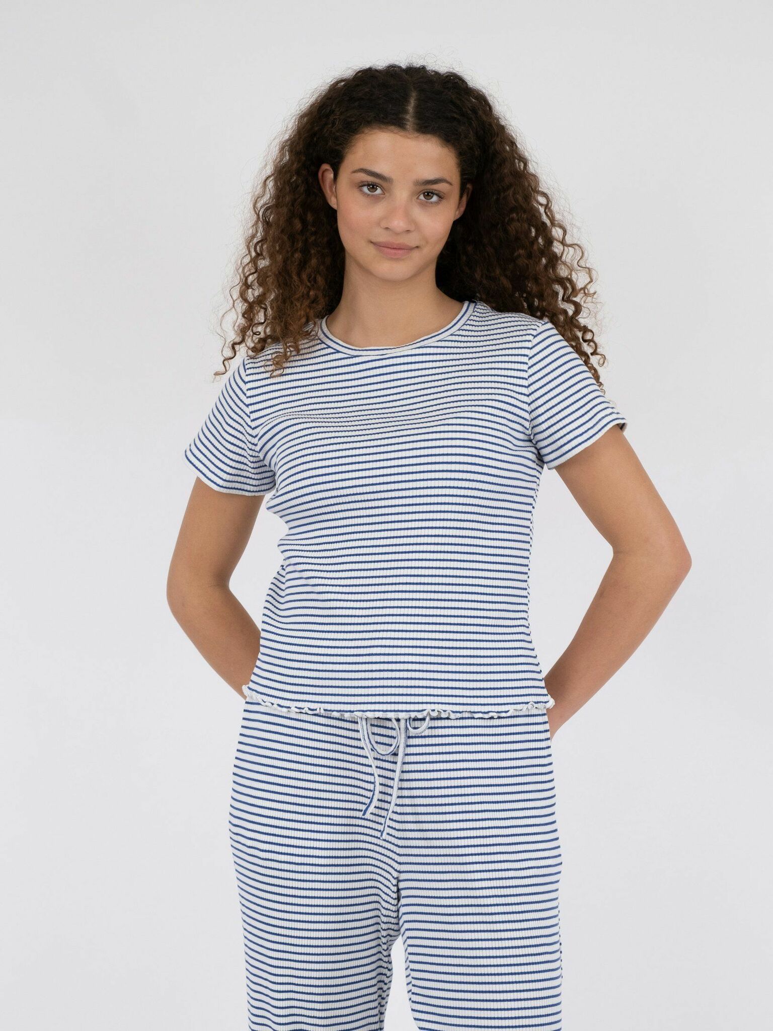 Neo Noir - Lonnie Stripe Tee (Blue)